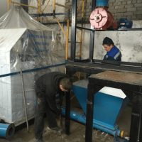 Автоматический комплекс для утилизации отходов маслопроизводства (лузги)